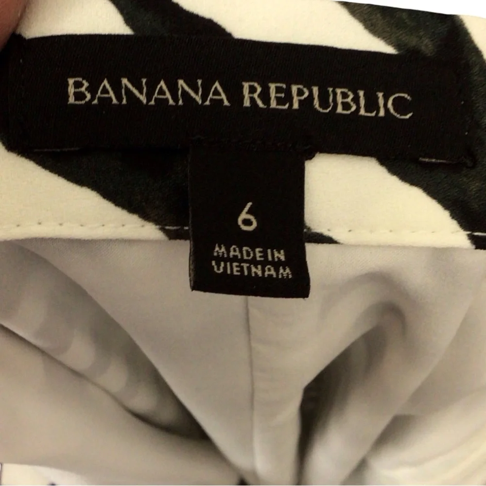 Banana Republic Black and White Zebra Maxi Skirt - Picture 4 of 4